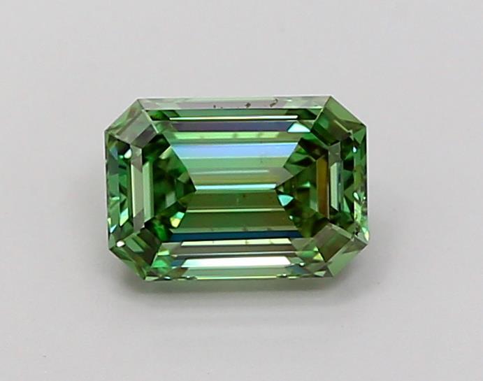 1.07 Ct. Fancy Vivid  Green Emerald Lab Grown Diamond