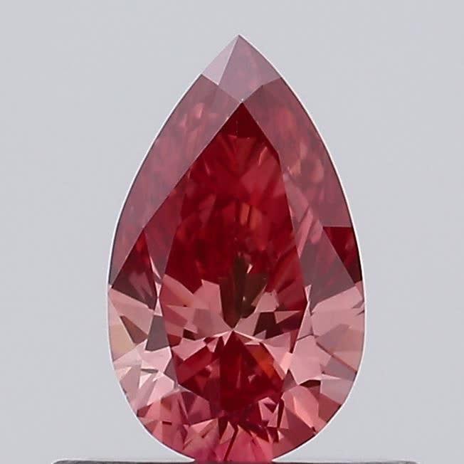 0.40 Ct. Fancy Vivid Pink Pear Lab Grown Diamond