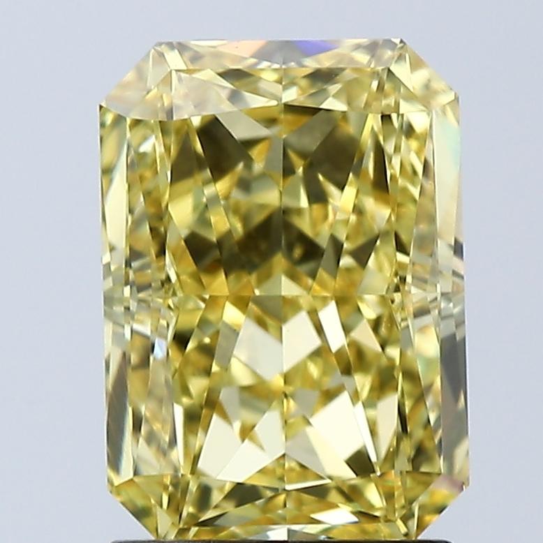 2.08 Ct. Fancy Vivid Yellow Radiant Lab Grown Diamond