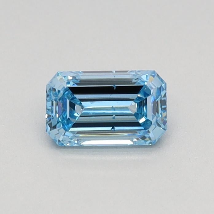 0.32 Ct. Fancy Intense Blue Emerald Lab Grown Diamond