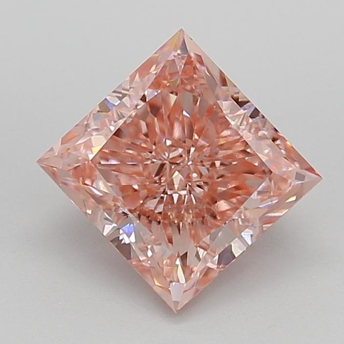 3.02 Ct. Fancy Vivid  Pink Princess Lab Grown Diamond