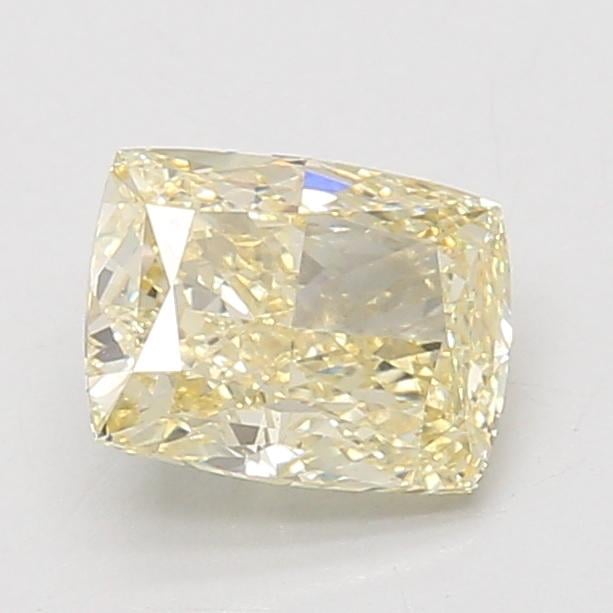 1.59 Ct. Fancy Light Yellow Cushion Lab Grown Diamond