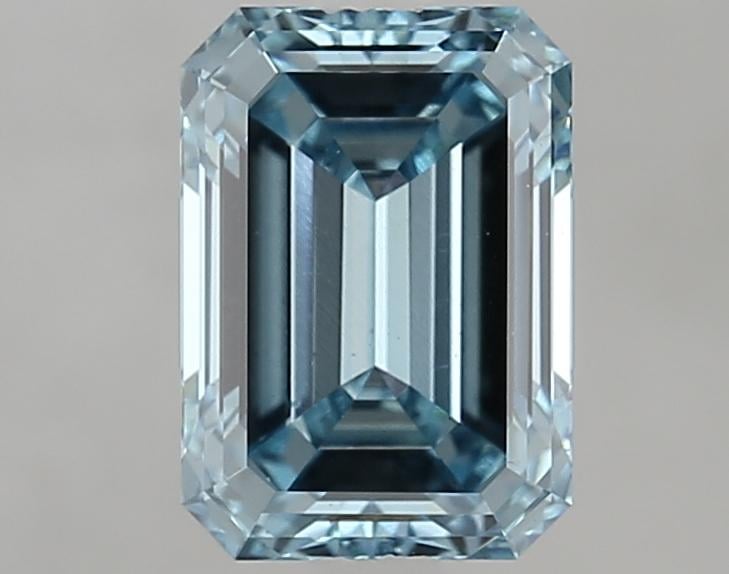 2.56 Ct. Fancy Intense Blue Emerald Lab Grown Diamond