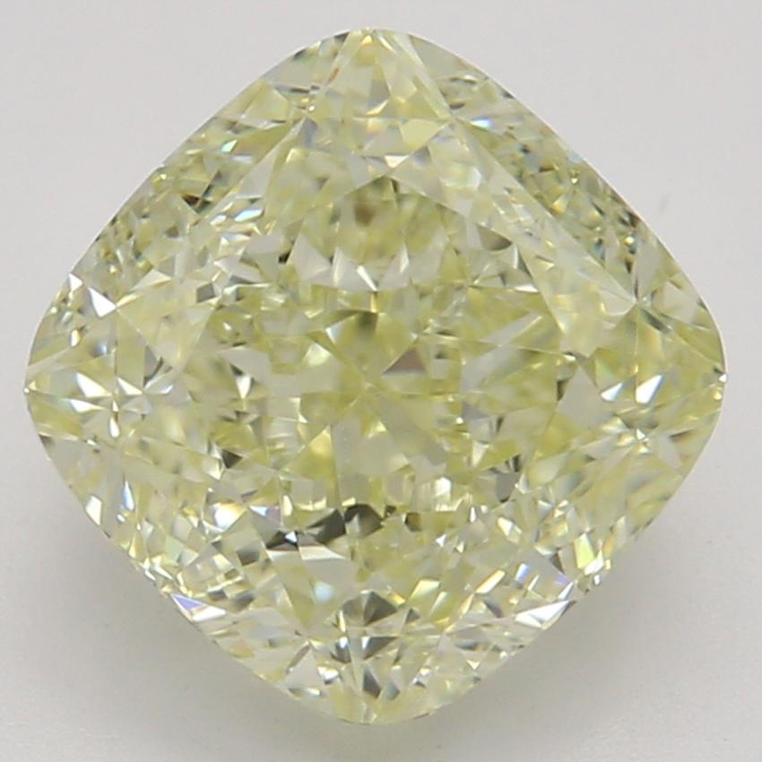 1.65 Ct. Fancy Light Yellow Cushion Diamond