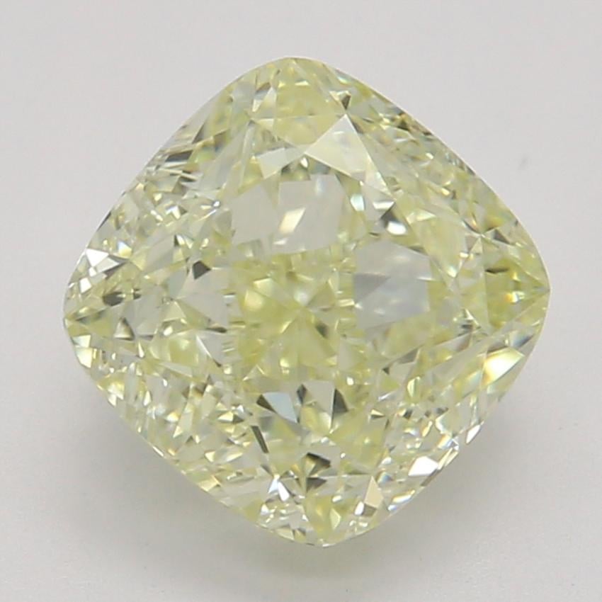 1.15 Ct. Fancy Light Yellow Cushion Diamond