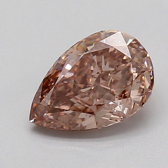 1.02 Ct. Light  Brown Pear Lab Grown Diamond