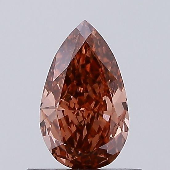 0.69 Ct. Fancy Brown Pear Lab Grown Diamond