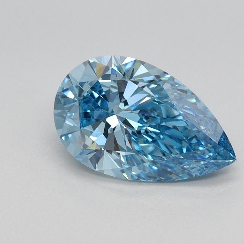 1.40 Ct. Fancy Vivid Blue Pear Lab Grown Diamond