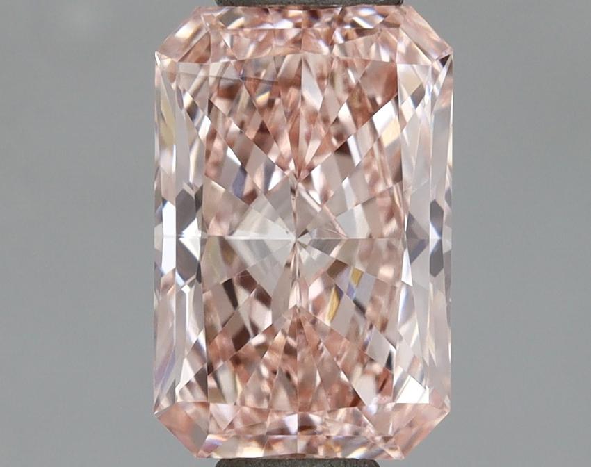 0.99 Ct. Fancy Intense Pink Radiant Lab Grown Diamond