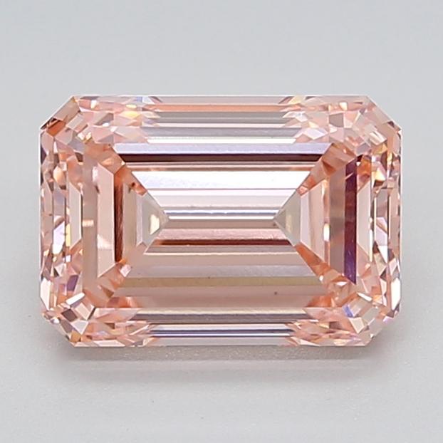3.00 Ct. Fancy Intense Pink Emerald Lab Grown Diamond