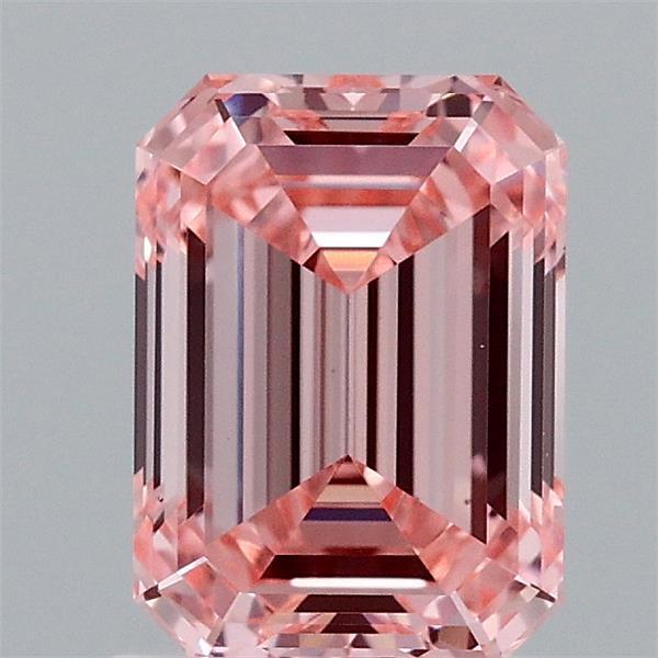 1.53 Ct. Fancy Vivid Pink Emerald Lab Grown Diamond