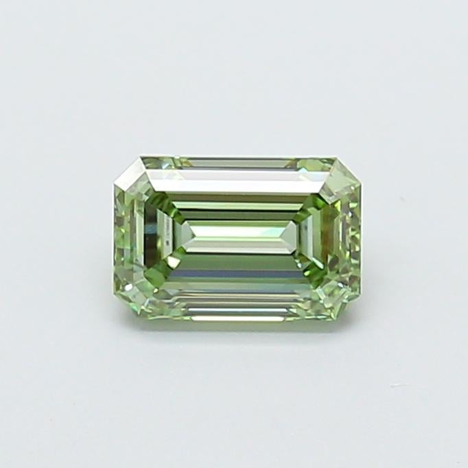 1.42 Ct. Fancy Vivid Green Emerald Lab Grown Diamond