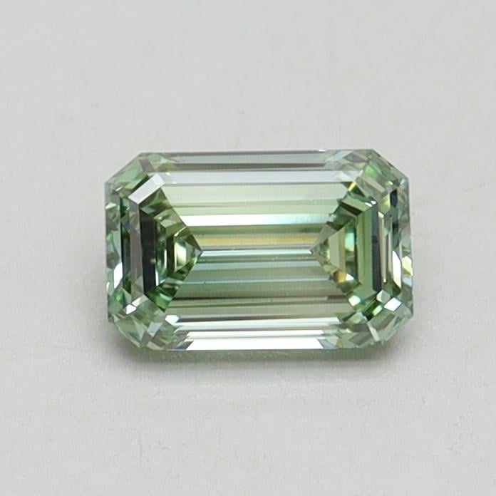 0.54 Ct. Fancy Intense Green Emerald Lab Grown Diamond