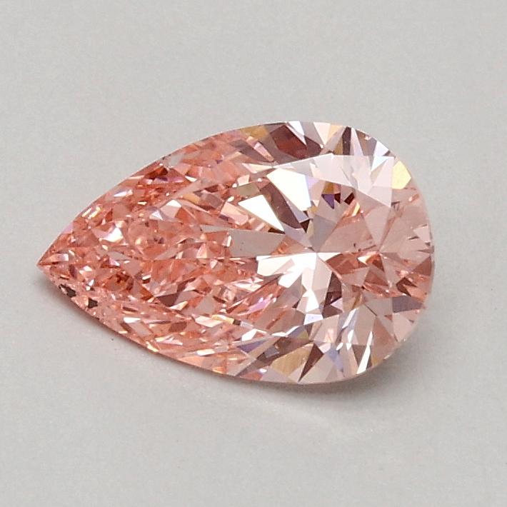 0.50 Ct. Fancy Vivid Pink Pear Lab Grown Diamond