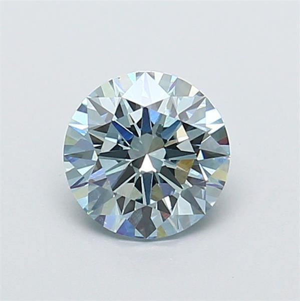 1.09 Ct. Fancy Blue Round Lab Grown Diamond