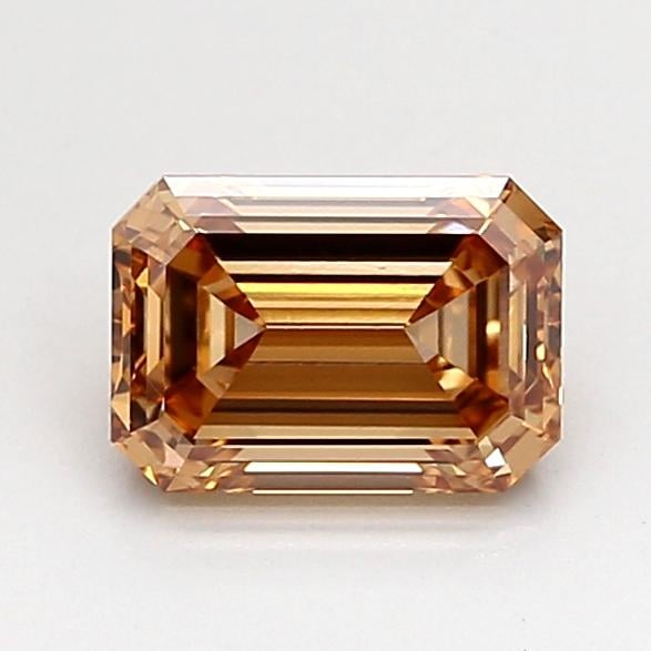 1.03 Ct. Fancy Light  Brown Emerald Lab Grown Diamond