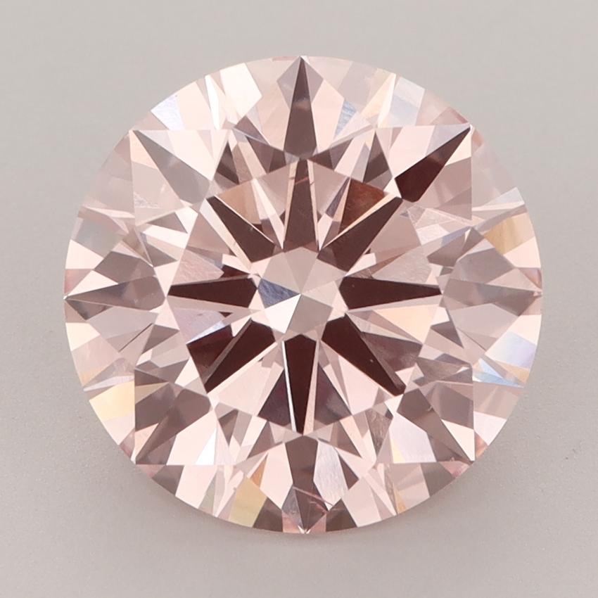 4.96 Ct. Fancy Pink Round Lab Grown Diamond