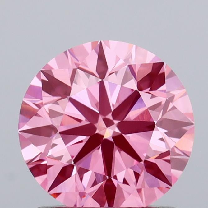 1.05 Ct. Fancy Vivid Pink Round Lab Grown Diamond