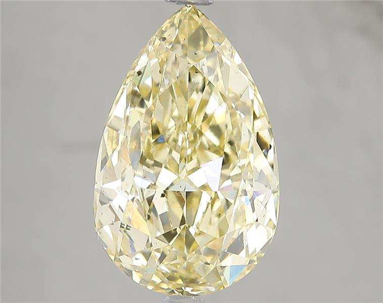 5.01 Ct. Fancy Intense Yellow Pear Lab Grown Diamond