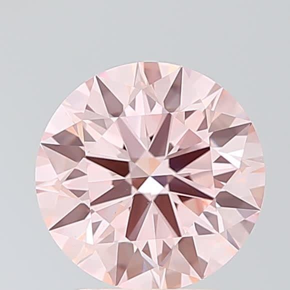 3.01 Ct. Fancy Pink Round Lab Grown Diamond