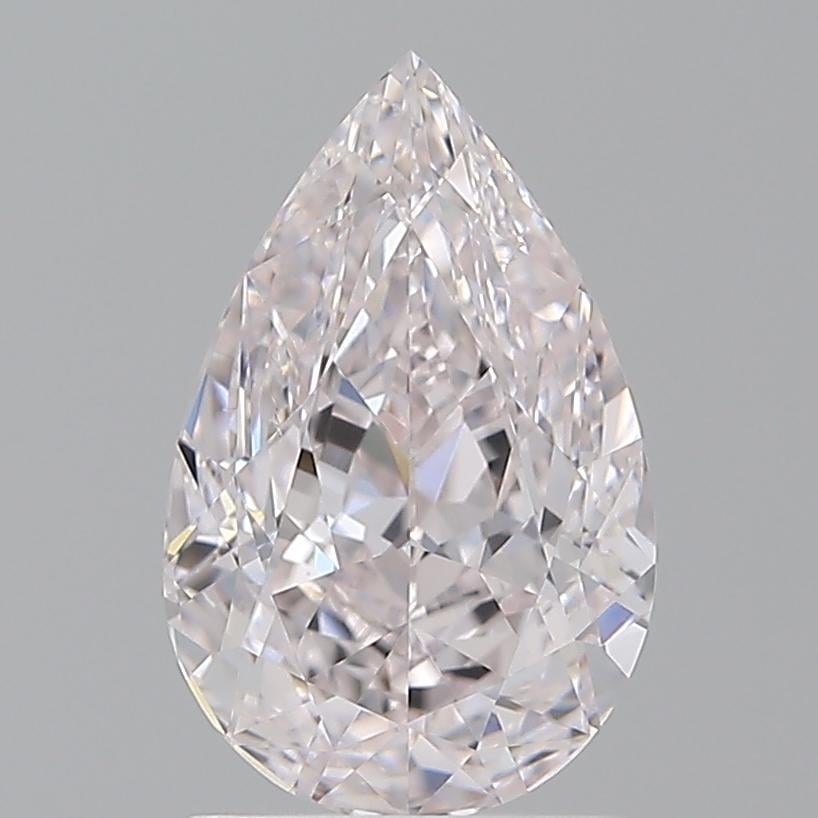 2.01 Ct. Very Light  Pink Pear Diamond