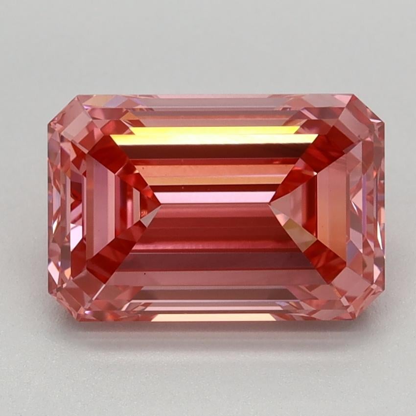 2.08 Ct. Fancy Vivid Pink Emerald Lab Grown Diamond