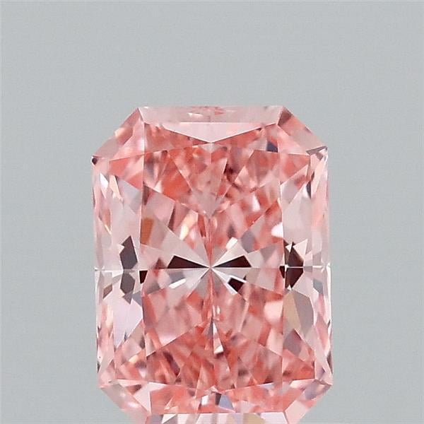 1.01 Ct. Fancy Vivid Pink Radiant Lab Grown Diamond
