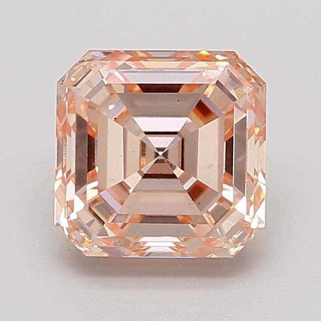 3.00 Ct. Fancy Intense  Pink Asscher Lab Grown Diamond