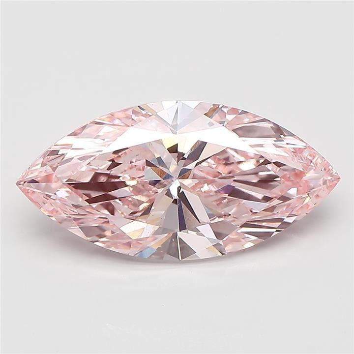 5.00 Ct. Fancy Intense  Pink Marquise Lab Grown Diamond