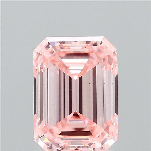 2.01 Ct. Fancy Intense  Pink Emerald Lab Grown Diamond