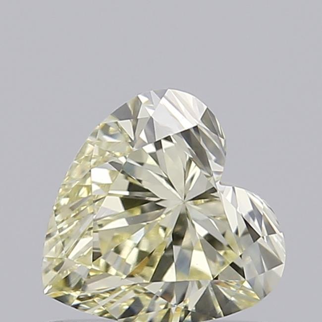 0.59 Ct. Fancy Light Yellow Heart Lab Grown Diamond