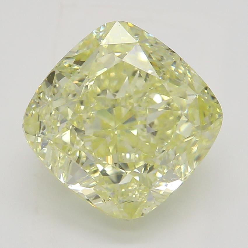 2.52 Ct. Fancy Yellow Cushion Diamond