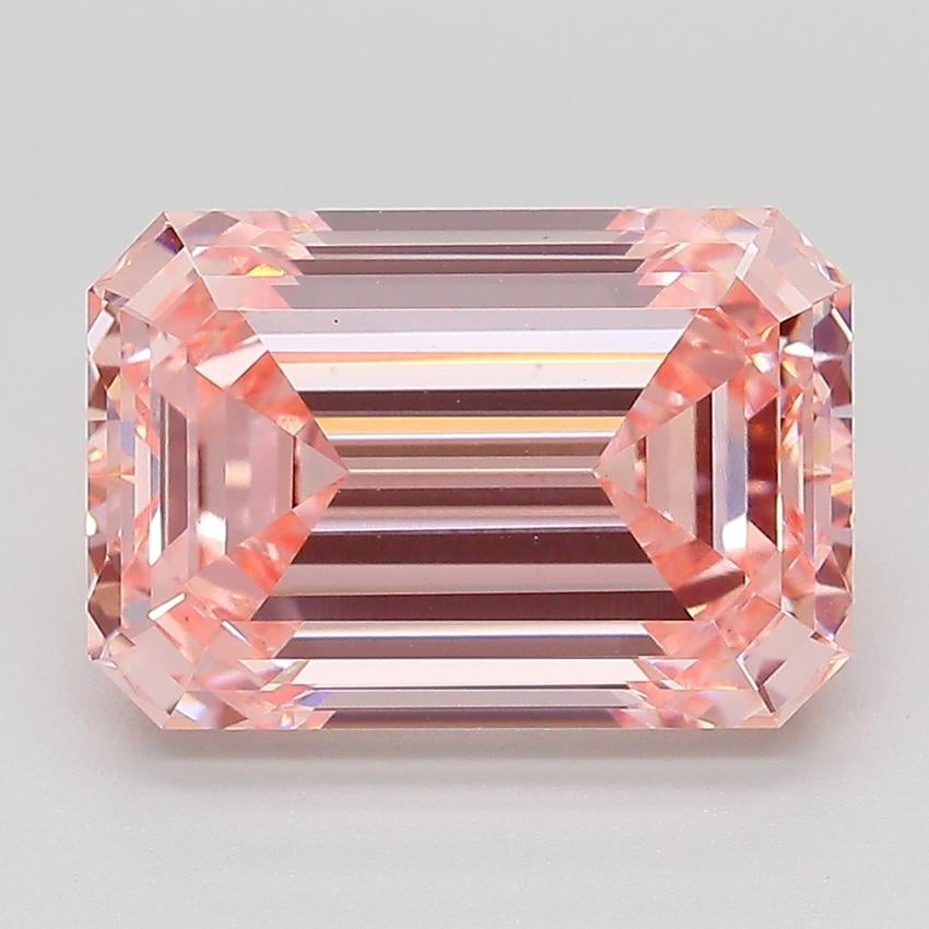 5.01 Ct. Fancy Intense  Pink Emerald Lab Grown Diamond