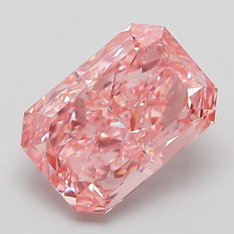 2.06 Ct. Fancy Pink Radiant Lab Grown Diamond