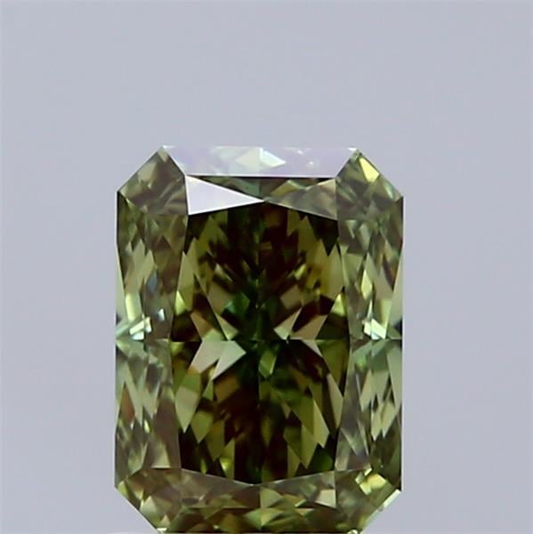 1.55 Ct. Fancy Vivid Green Radiant Lab Grown Diamond