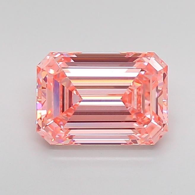 1.95 Ct. Fancy Intense Pink Emerald Lab Grown Diamond