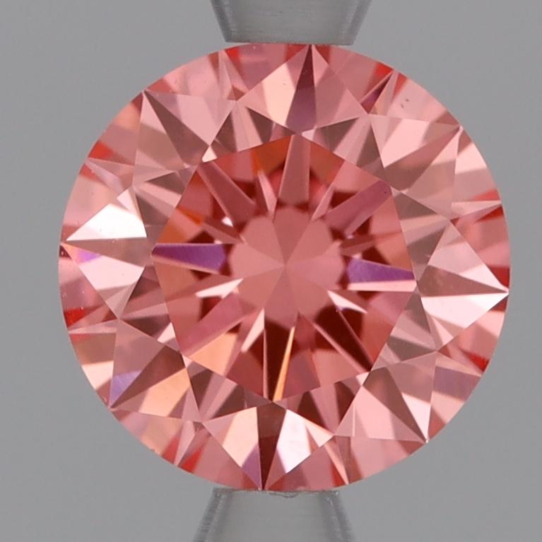 1.09 Ct. Fancy Vivid Pink Round Lab Grown Diamond