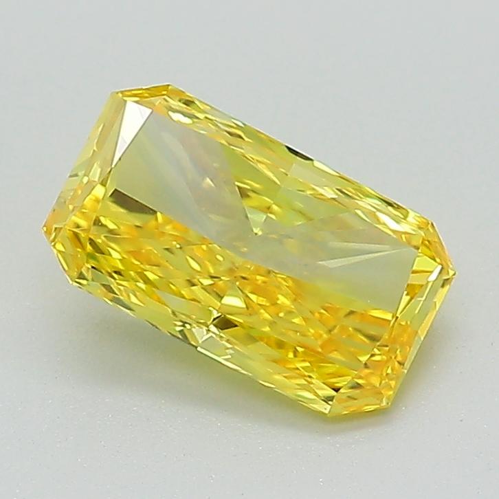 1.00 Ct. Fancy Vivid Yellow Radiant Lab Grown Diamond