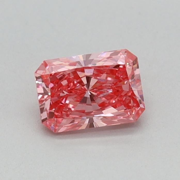 0.36 Ct. Fancy Vivid Pink Radiant Lab Grown Diamond