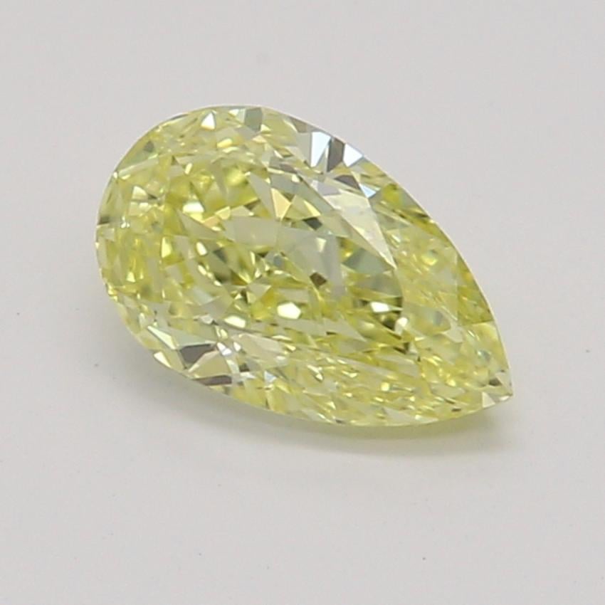 0.30 Ct. Fancy Intense Yellow Pear Diamond