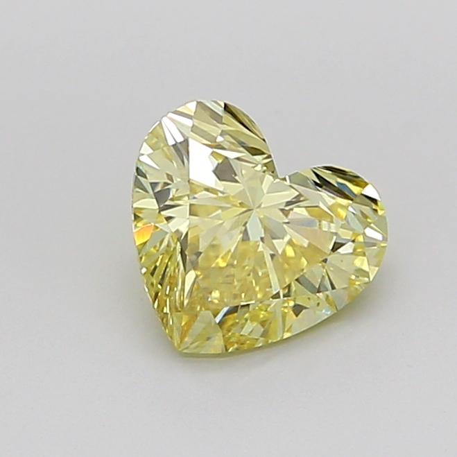1.33 Ct. Fancy Intense Yellow Heart Lab Grown Diamond