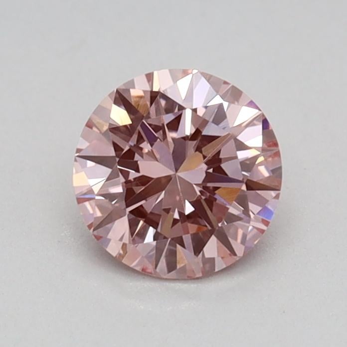 0.43 Ct. Fancy Intense Pink Round Lab Grown Diamond