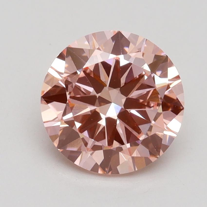 2.00 Ct. Fancy Intense Pink Round Lab Grown Diamond