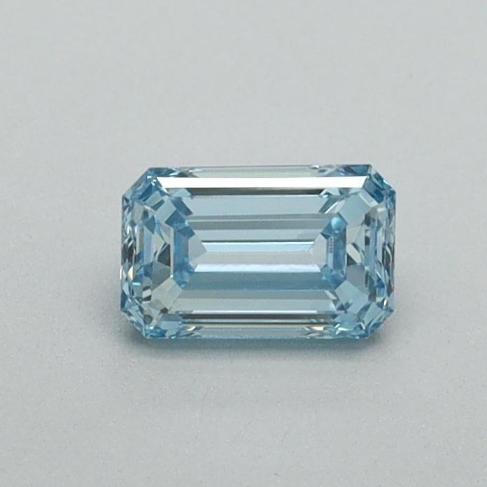0.41 Ct. Fancy Intense Blue Emerald Lab Grown Diamond