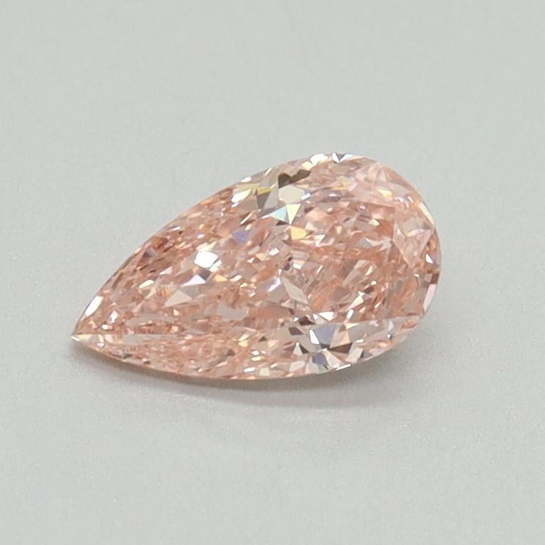 0.52 Ct. Fancy Intense Pink Pear Lab Grown Diamond