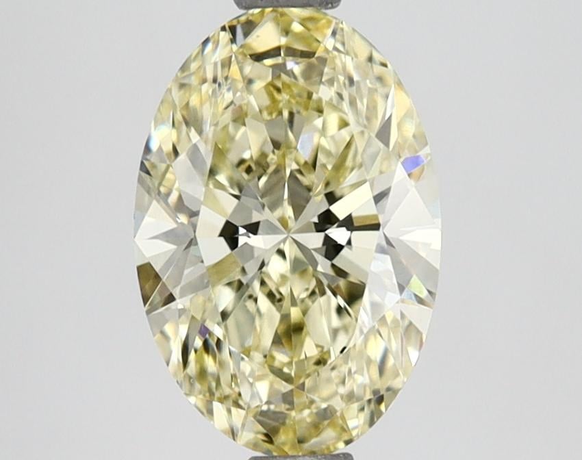 1.50 Ct. Fancy Yellow Oval Lab Grown Diamond
