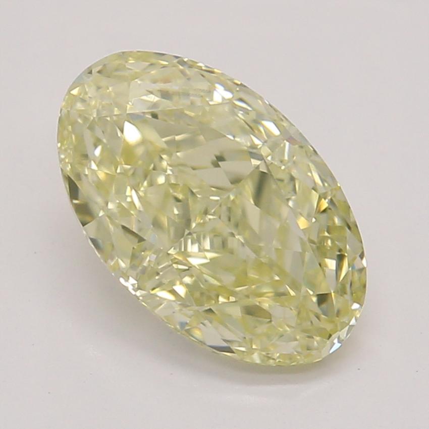 1.01 Ct. Fancy Light Yellow Oval Diamond