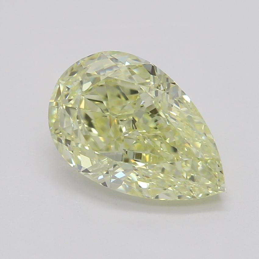1.68 Ct. Fancy Light Yellow Pear Diamond