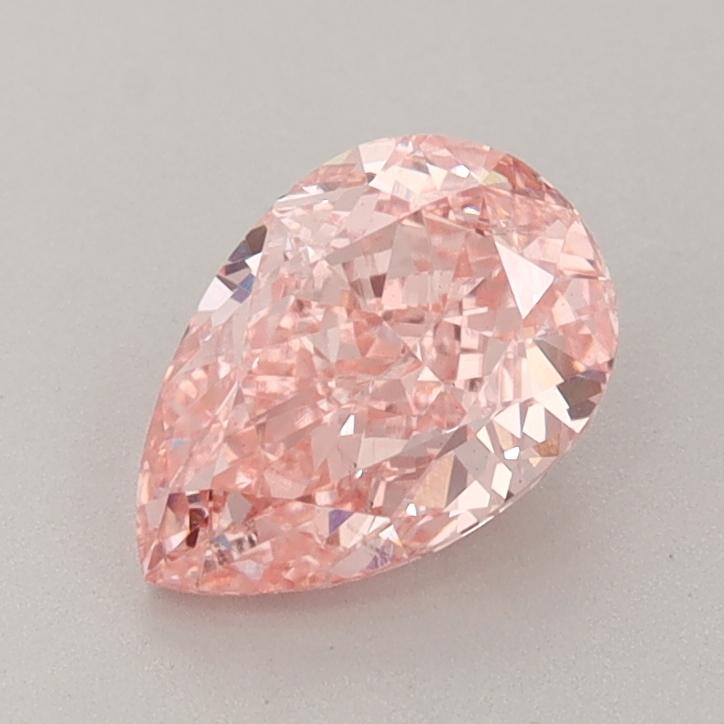 1.18 Ct. Fancy Vivid Pink Pear Lab Grown Diamond