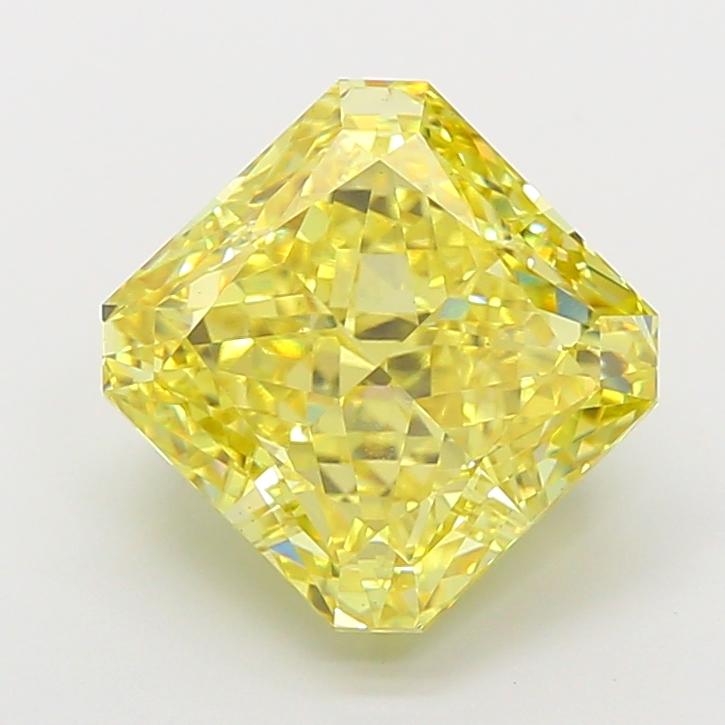 5.03 Ct. Fancy Intense Yellow Radiant Lab Grown Diamond